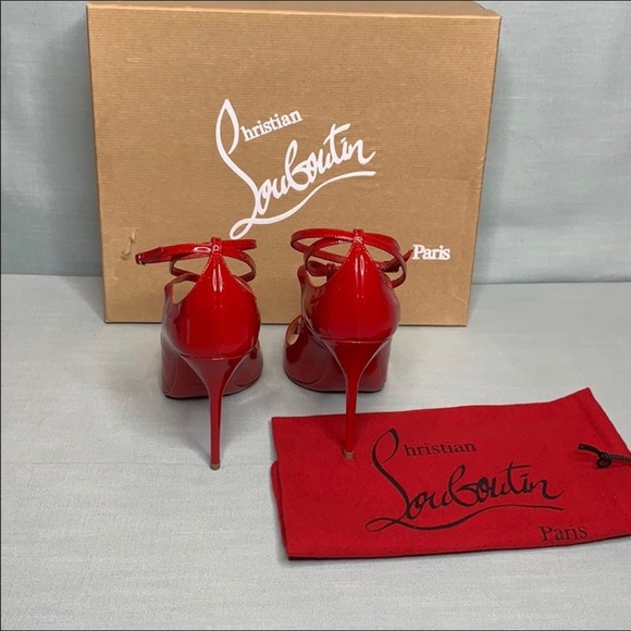 Christian Louboutin Talitha Red Patent Leather - Picture 5 of 8